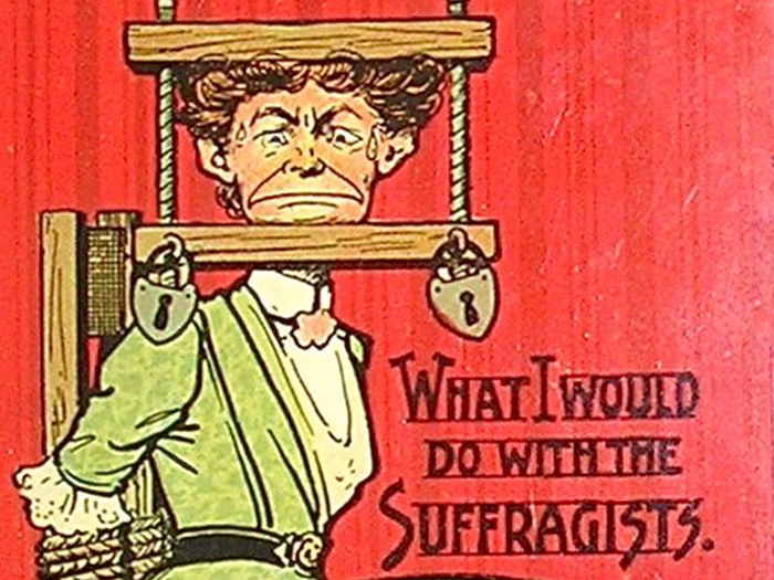 A propaganda contra os direitos das mulheres no início do Séc. XX