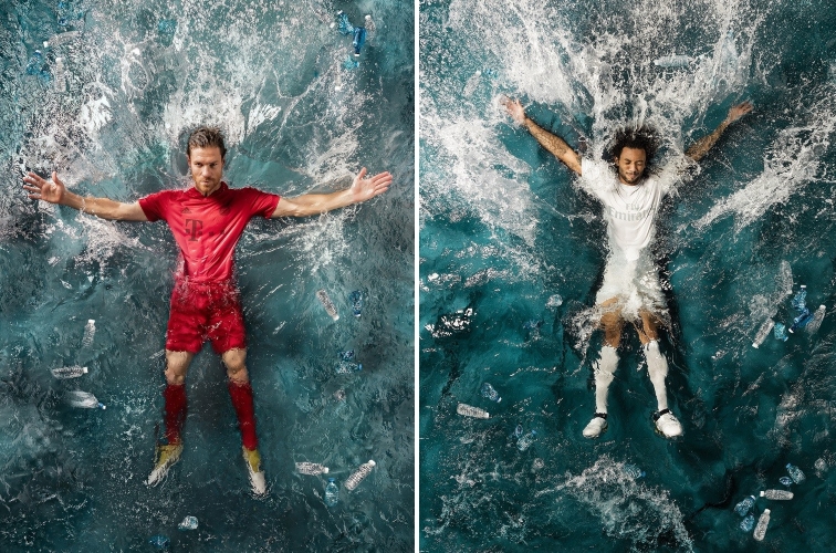 Adidas cria equipamentos para Bayern e Real feitos com plástico dos oceanos