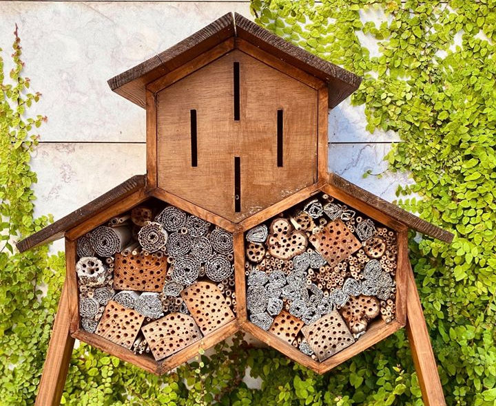 Estão a ser construídos hotéis para abelhas em Lisboa