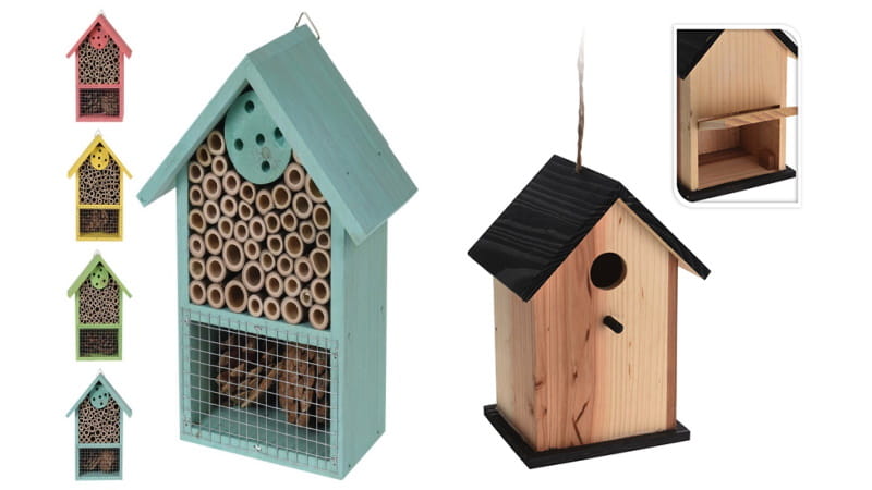 Auchan tem à venda hotéis para insetos e casas de pássaros