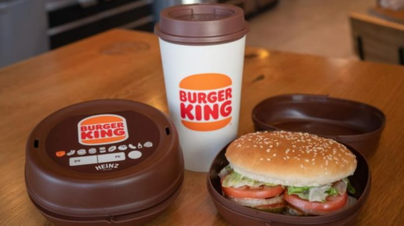 Restaurantes Burger King testam embalagens reutilizáveis