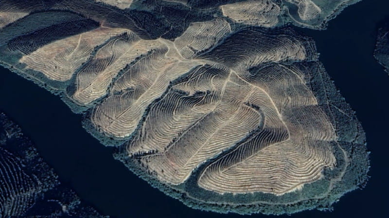 Núcelo do Romão no Google Earth