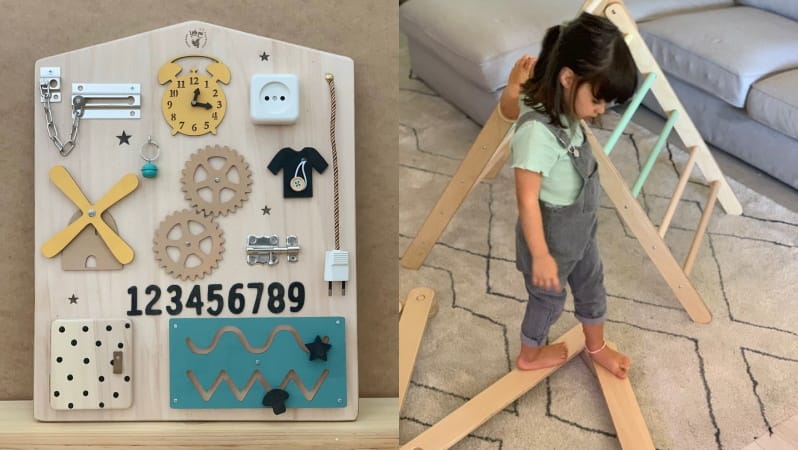 Little Pea: brinquedos de madeira inspirados na pedagogia Montessori
