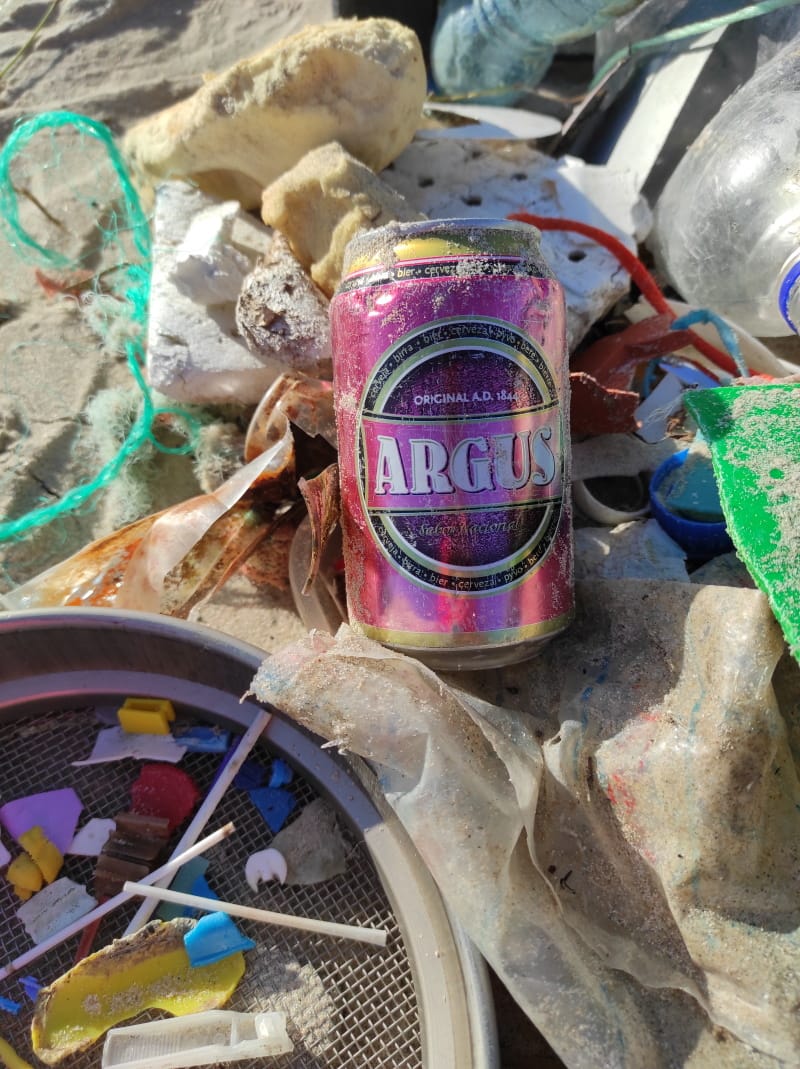 Lixo na praia