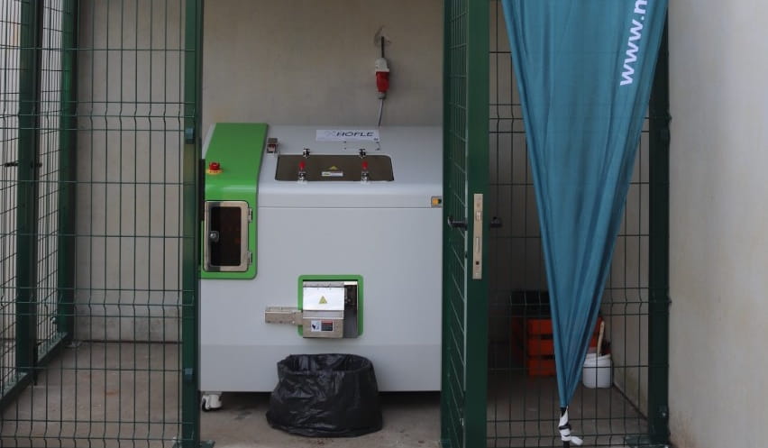 Maiambiente instala desidratador de resíduos alimentares, único no país